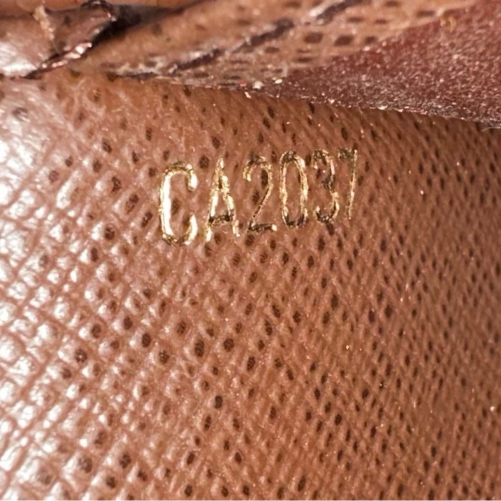 Louis Vuitton Brown Mini Lin Monogram Agenda PM Passport Journal Organizer - Picture 7 of 12